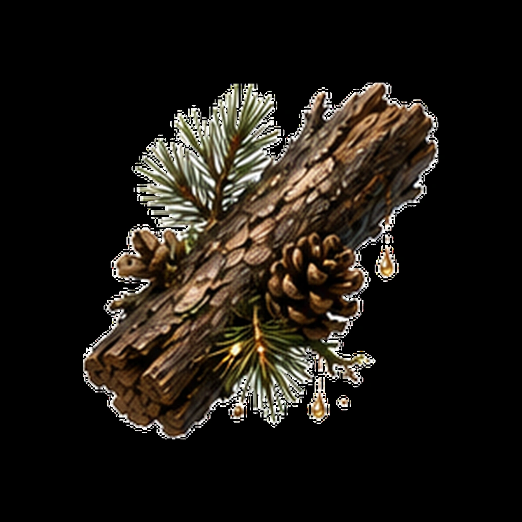 Pin résineux