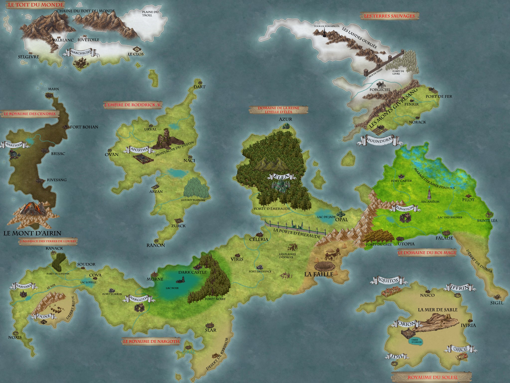 Carte Occident